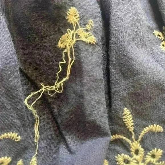 Metro Wear Embroidered Women’s Size Small Pull On Skirt Blue - Picture 7 of 9